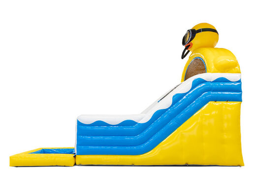 Rubber Duck opblaasbare 4 in 1 glijbaan voor uw kinderen bestellen. Koop opblaasbare glijbanen nu online bij JB Inflatables Nederland