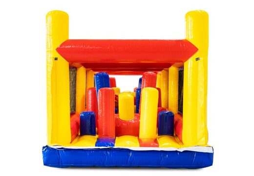 Modulaire stormbaan met pilaren en kruipgat