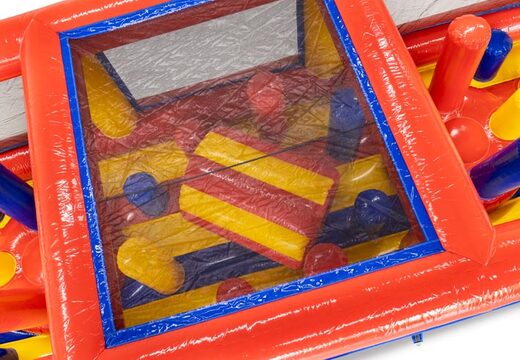 Rood geel blauw stormbaan module pillar dodger