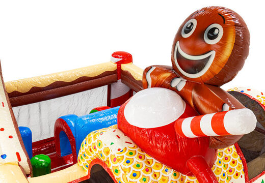 3D Gingerbread poppetje met beker op springkussen online bestellen bij JB