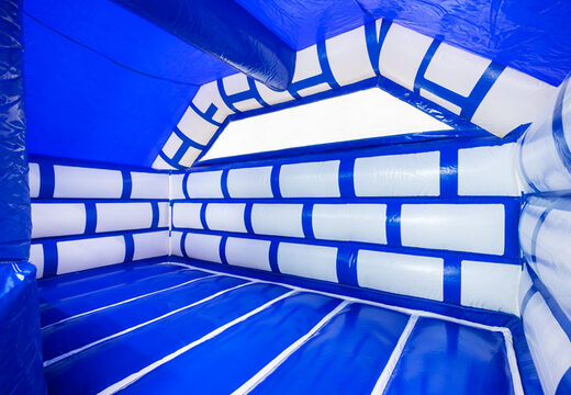 Overdekte springkussen Slide Combo Dubbelslide in thema kasteel online kopen JB