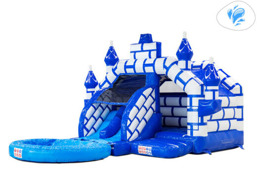 Zijkant Slide Combo Dubbelslide met zwembad kopen bij JB